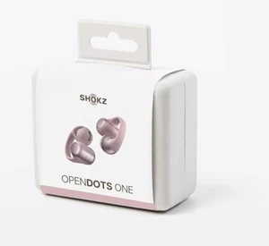 Neuf SHOKZ OpenDots ONE Ecouteurs sans fil à oreille ouverte et à glissière (Pink)