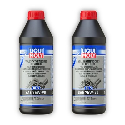 2x 1L LIQUI MOLY 1414 Getriebeöl vollsyn. (GL5) SAE 75W-90 Achsantrieb