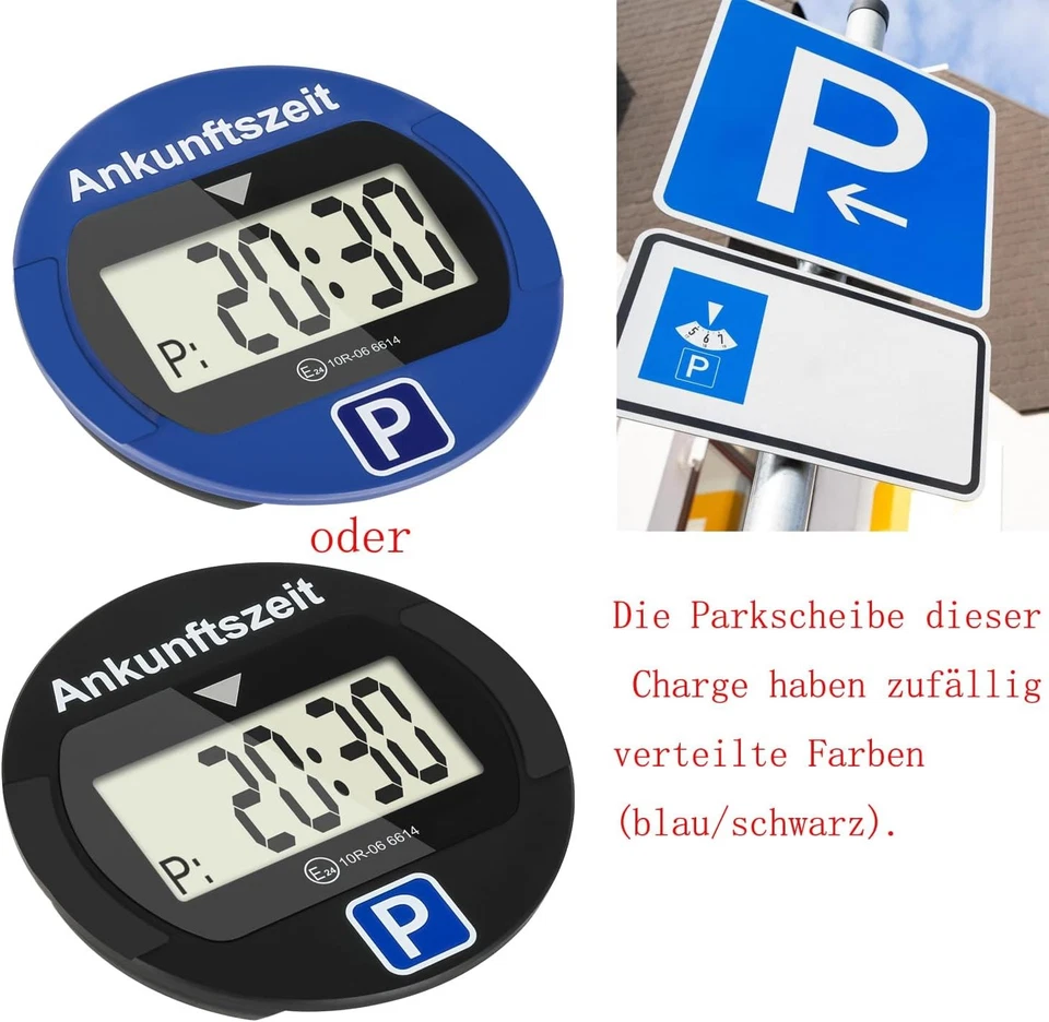 Elektronische Parkscheibe KBA-Zulassung Digitale Automatische Parkuhr +Batterie - Bild 2 von 4