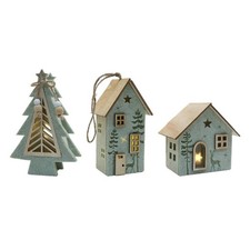 Christmas Decoration Figurine Decorative Craft Photo Props Rustic Table