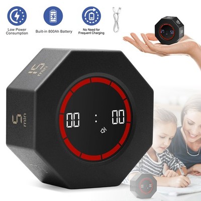 Kurzzeitmesser Digital Gravity Flip Küchenuhr Eieruhr Küchentimer Stoppuhr Timer