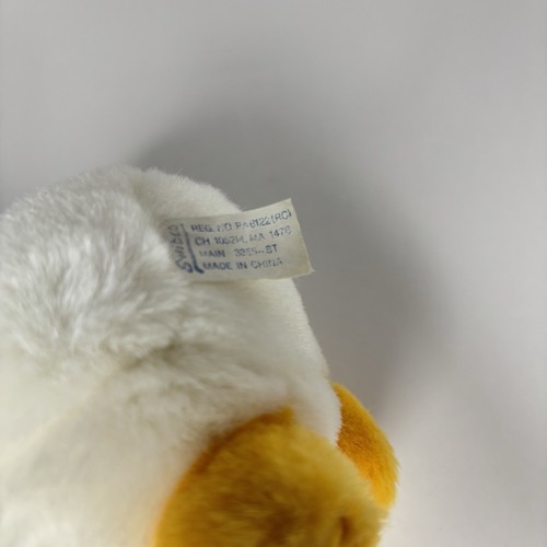 Juguete de peluche de colección Swibco Puffkins Quackster Duck 4" 1994 - Imagen 5 de 8