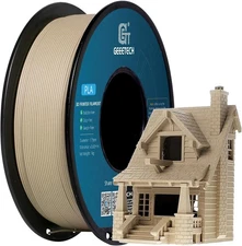GEEETECH 3D Printer Wood PLA Filament 1.75mm 1KG/Roll Consumables 5 Colors