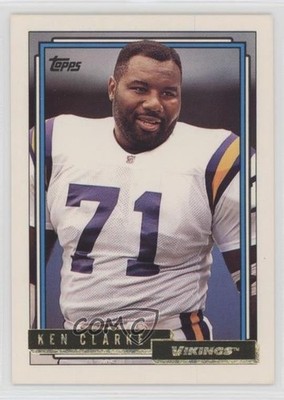 1992 Topps Gold Ken Clarke #646 0e2x