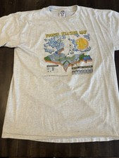 Vintage 1992 Made In USA Michigan Upper Peninsula Funny T Shirt XL Heather Blue