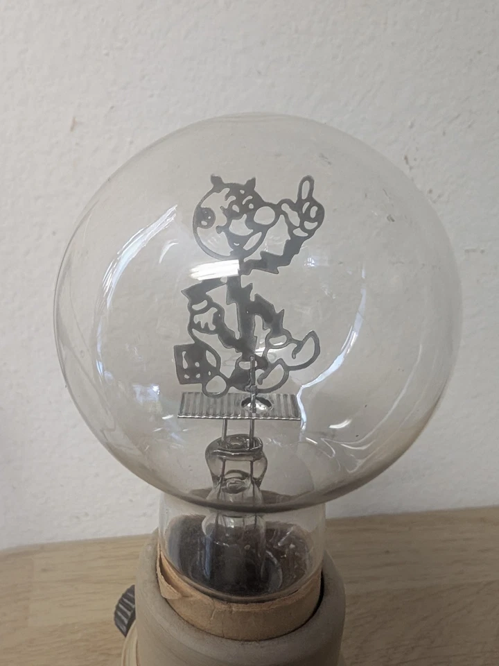 Vintage Original Reddy Kilowatt Aerolux Advertising Light Bulb - Base Included - Image 2 of 4