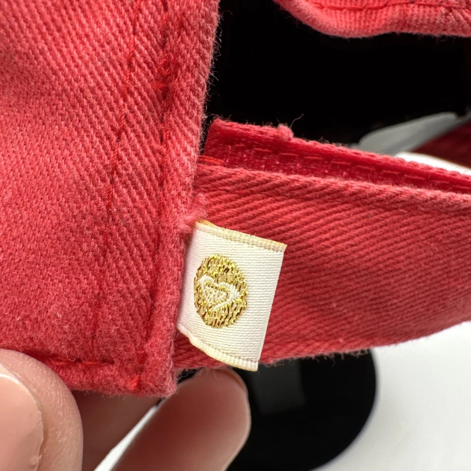 Gorra de béisbol Roxy roja talla única para la mayoría de los gráficos de sirena roja Foto 4 de 4