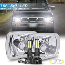 7x6 5x7 Led Headlight Hilo Beam For Nissan Pickup Hardbody 240sx D21 Nx