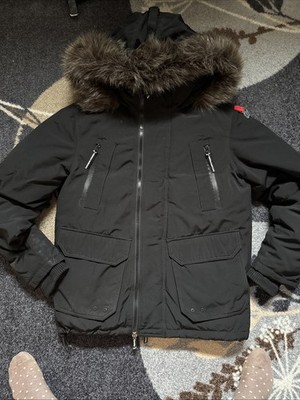 Superdry Herren Jacke Schwarz Größe L (Fällt klein aus)