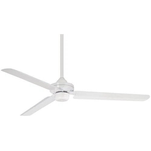 Minka Aire Steal 54" Ceiling Fan - Flat White 3-Blade - Picture 2 of 2