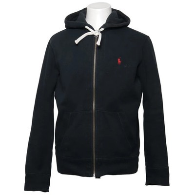 Polo Ralph Lauren, Kapuzenpullover, Größe: M, Schwarz, Baumwolle/Polyester #AEo