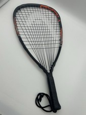 Head MX Fire Racketball Racket Metalux Black Grip 3 5/8 - Excellent Used Cond.