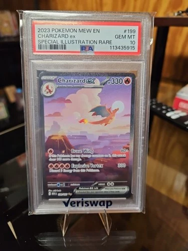 New ListingPokemon 2023 EN-Mew 151 Charizard EX 199/165 Sir Gem Mint PSA 10 Graded