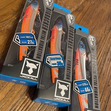 Fishing Lure Jackall Big Backer Super Sagosis Park Good Condition Set of 3