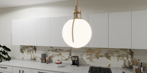 Quoizel QP6741 Orbit 12"W Pendant - Black - Picture 8 of 9