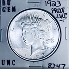 1923 P BU GEM PEACE SILVER DOLLAR UNC MS+++ U.S. MINT RARE COIN 8347