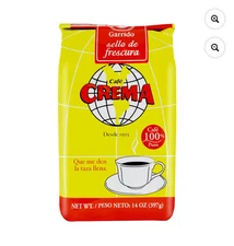 Café Crema Ground Coffee From Puerto Rico 14 oz