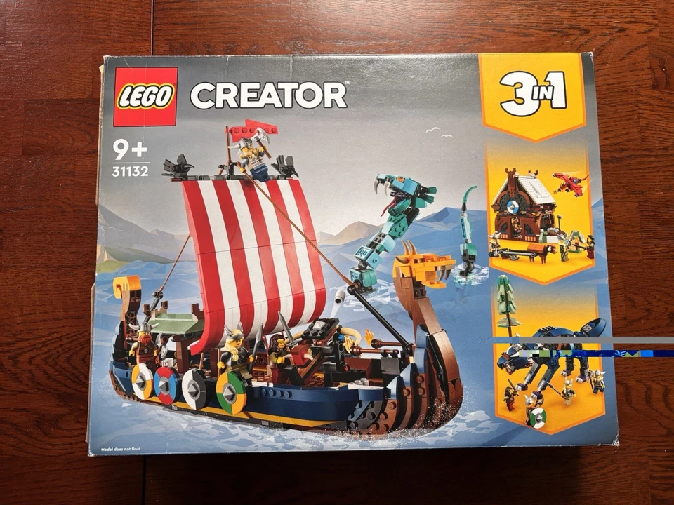 LEGO Creator 31132 Viking Ship and the Midgard Serpent, photo 1 of 2