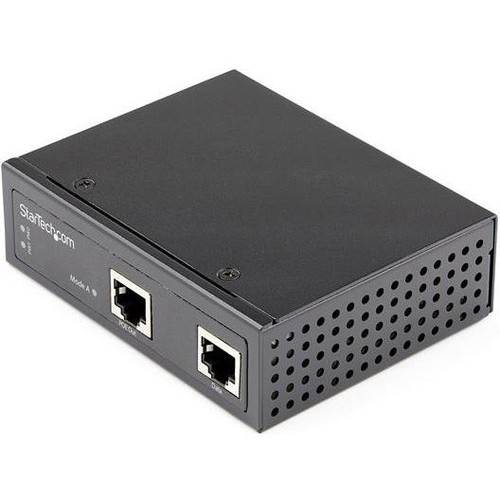StarTech Industrial Gigabit Ethernet PoE Injector 30W 802.3at PoE+ Midspan - Picture 1 of 5