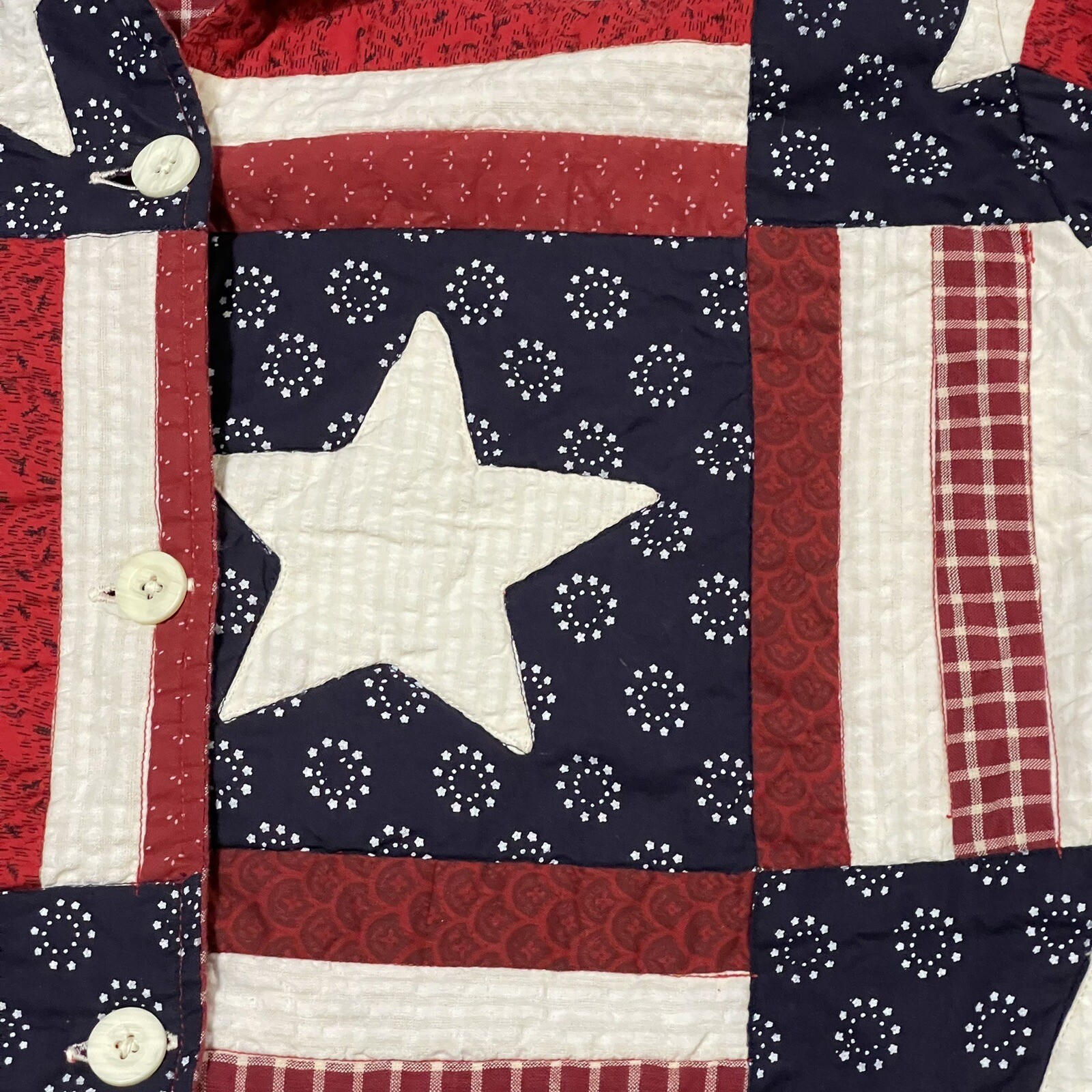 VTG Patch Magic Jacket Reversible Quilted Women X… - image 12