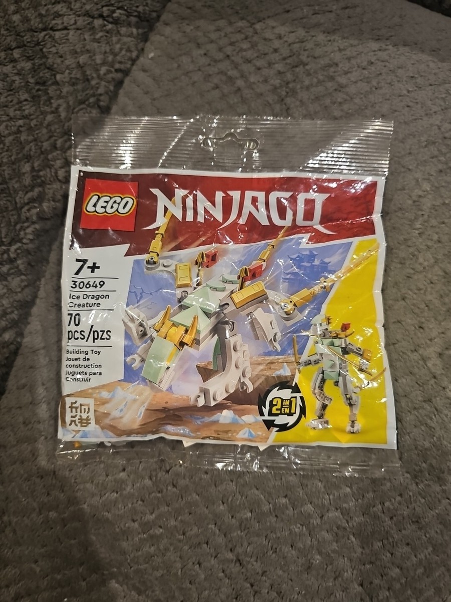 クラシック LEGO NINJAGO Lloyd's Race Car EVO 71763 & Ice Dragon Creature