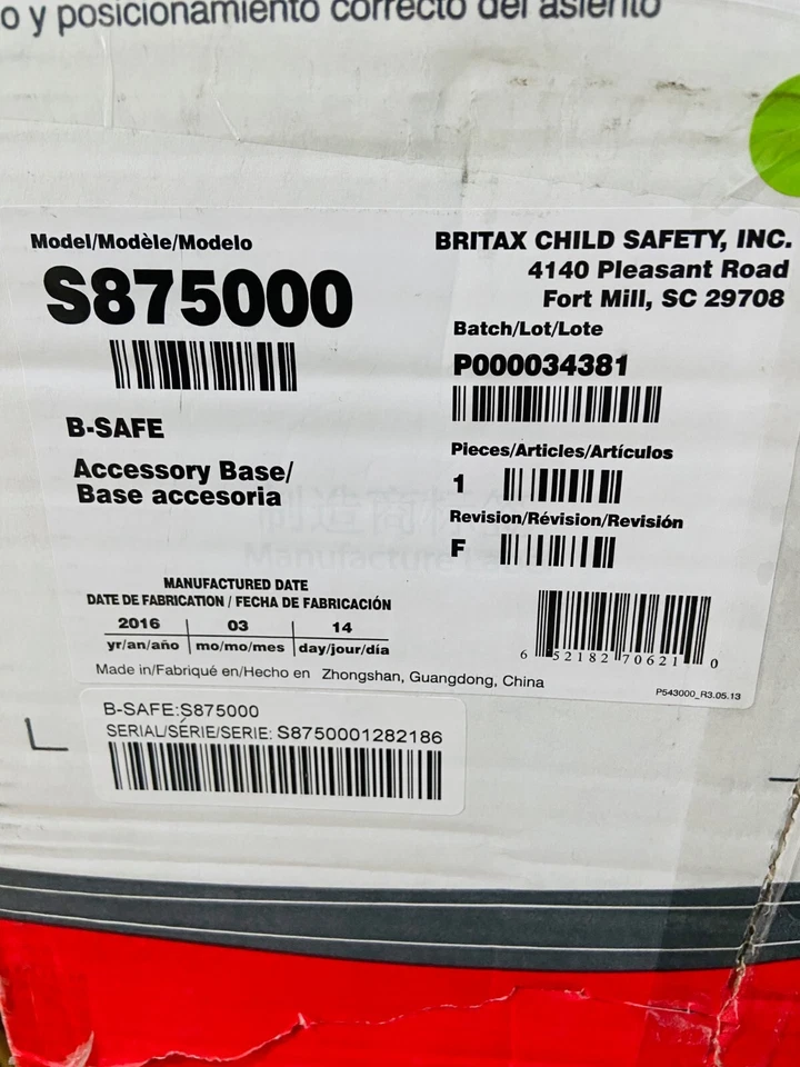 Britax B-Safe base in Black S875000 - Image 2 of 2