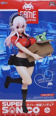 New Taito Super Sonico Figure Taito Staff Costume PVC Painted | eBay