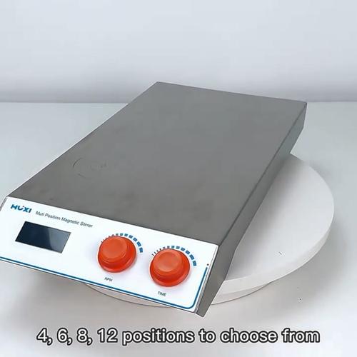 Mezclador agitador magnético digital multiposición laboratorio agitador mezclador con puntos de mezcla 8 - Vídeo 1 de 1