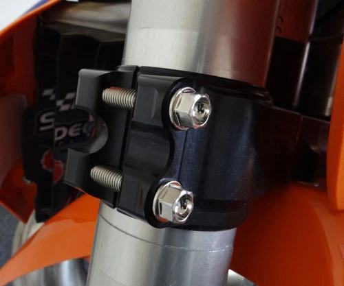 Triple Clamp Dress Up Kit Nickel FITS KTM 250 Fork Axle Pinch Bolt 2 & 4 strokes - Image 4 of 4