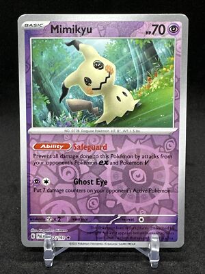 MIMIKYU 097/193 Reverse Holo Rare Paldea Evolved Pokemon TCG Card NM/MINT |  eBay