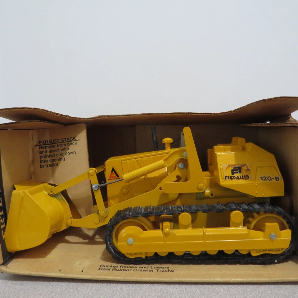 Ertl Fiat-Allis 12G-B Crawler Loader made USA 1/16 AC-198-7541-B - Image 2 of 4