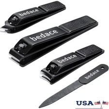 Nail Clippers Set Stainless Steel Nail Cutter Kit Men Women Kids Gifts New