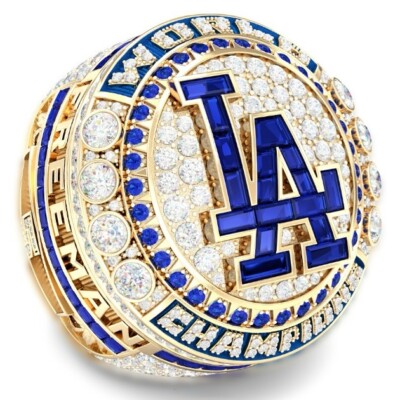 Pre-Sale 2024 LA Official Dodgers Ring Of Champions World Series Ring+WoodBox