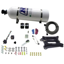 30040-15 Nitrous Express 4150 Conventional Stg 6 Plate Kit, 50-300HP-15lb Bottle
