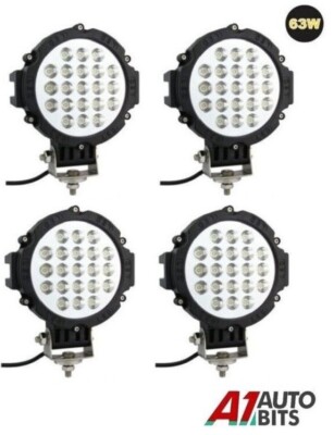 63W LED Work Light Bar Spot light Offroad 4X Car Truck ATV 4WD 12V/24V