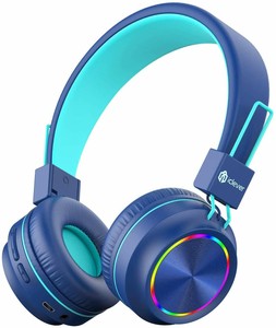 iClever Bluetooth Cuffie per bambini, Cuffie con luci colorate per bambini  con | eBay