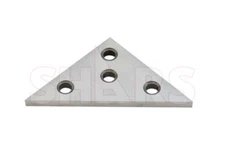 Shars 45 Degree Solid Angle Plate Four Holes Hardened Steel New ![