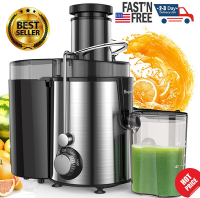 Extractor De Jugos Para Frutas Y Vegetales Acero Inoxidable Exprimidor  1200W | eBay