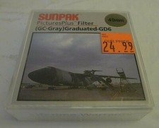 Sunpak 49mm GC-Gray Graduated GD6 Filter Protective Case - Japan