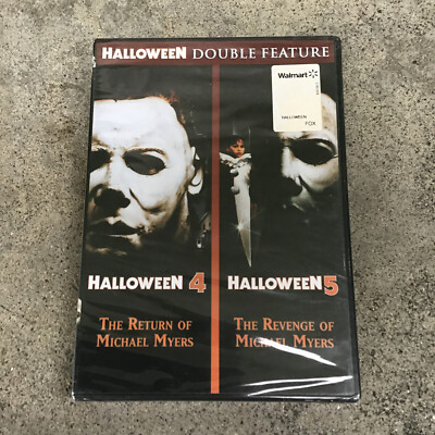 Sealed Halloween 4 & 5 Double Feature Dvd Michael Myers Horror