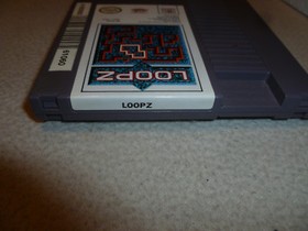 BOXED NINTENDO NES VIDEO GAME LOOPZ W BOX STYROFOAM INSERT MINDSCAPE 
