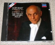 Schubert: Symphonies 5 8 Music CD