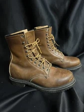 VTG Red Wing Brown Leather 1212 Boots Soft Toe Classic USA Work Mens 6 D Lace Up