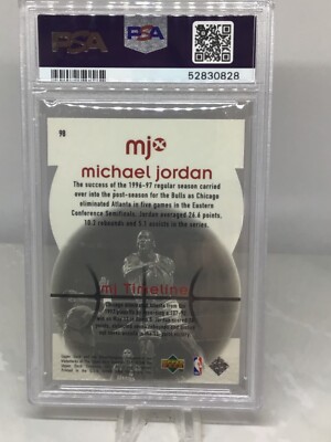 1998レア/100枚限定PSA MICHAEL JORDAN MJx LIVE 1998レア/100枚限定PSA MICHAEL JORDAN MJx LIVE 1998レア/100枚限定