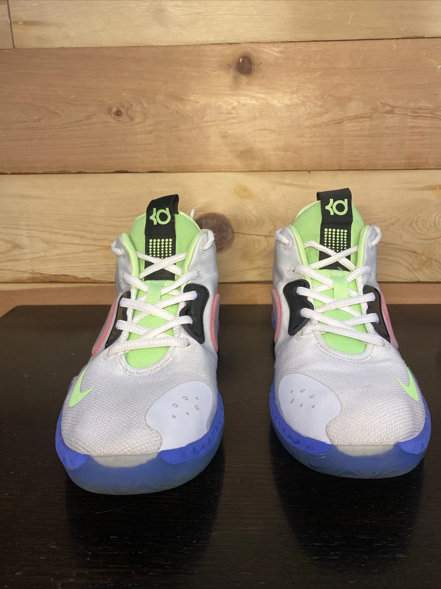 KD Trey 5 Nike AT5685 134 White Pink Green Blue Sneakers Size 7Y