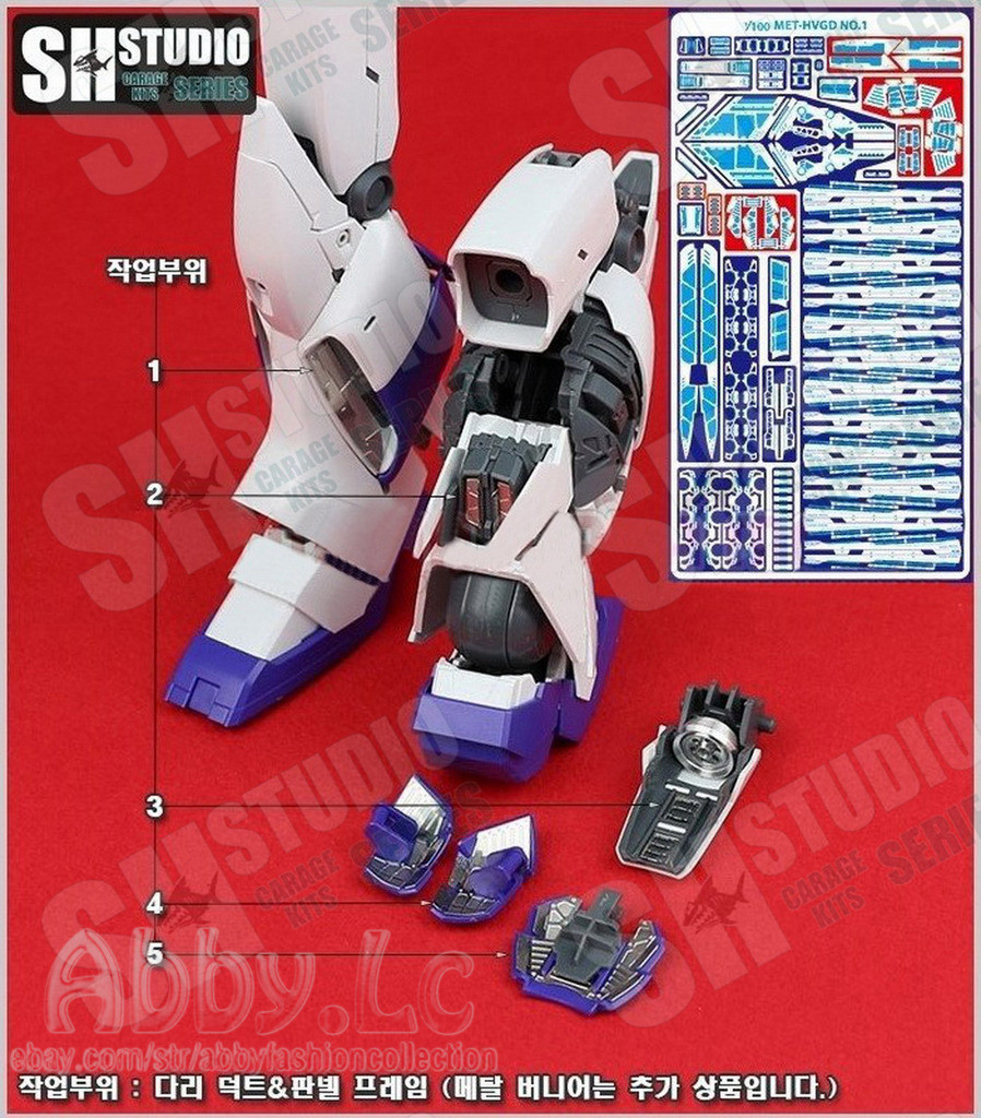 for MG 1/100 RX 93 2 Hi Nu ver ka Model SH Studio Details Add on