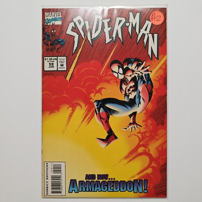 Spider-Man Vol 1 #59 (1995) Scarlet Spider Armageddon Gemini, Combine - VF   ~A2