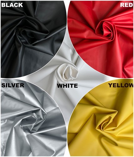 4-Way Stretch Vinyl Clothing Fabric, PU Faux Leather 54" SBY, Garment Bodysuit - Picture 7 of 17