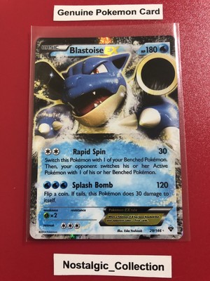 Xy Base Set Blastoise Ex 29 146 Ultra Rare Pokemon Nm M Pokemon Sealed Booster Packs Toys Hobbies