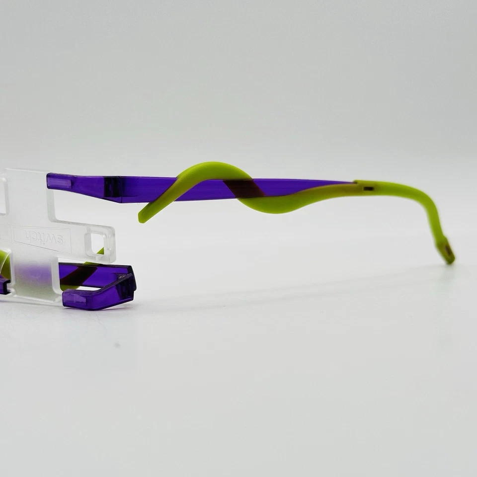 Switch It Percha Cambiable Damas Purple Green Combi 2112 SWITCH-IT Gafas NUEVO Foto 2 de 4